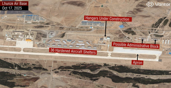 火星策略 中方36个加固飞机掩体成型，距离达旺仅107公里，印度哀叹大势已去！